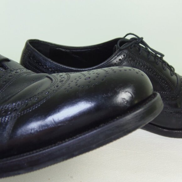 Florsheim Royal Imperial Men 10.5 3E Wingtip Oxford MadMen Suits MobBoss CEO - Picture 11 of 16
